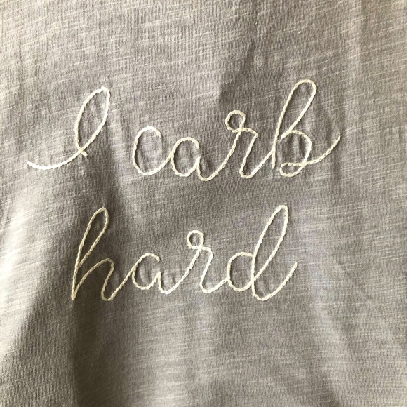 I Carb Hard 🥖🍞🥯 workout tank - Picture 3 of 4